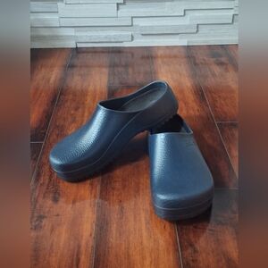 Birkenstock Profi Birki Navy Slip Resistant Work Clogs EU 45 US 12